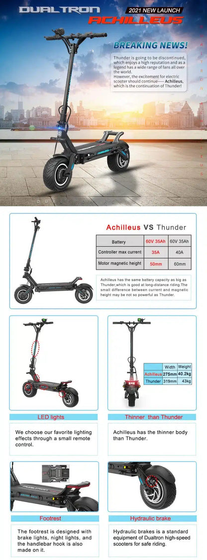 Dualtron Achilleus 60V35AH