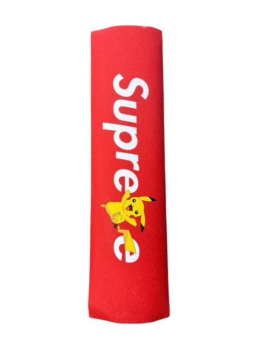 Red Supreme Pikachu Grip Tape